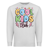 Dove Grey cool kids club Premium Sweatshirt - MaliasSmallBusiness