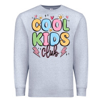 Heather Grey cool kids club Premium Sweatshirt - MaliasSmallBusiness