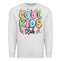 Oatmeal Heather cool kids club Premium Sweatshirt - MaliasSmallBusiness