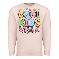 Pale Pink cool kids club Premium Sweatshirt - MaliasSmallBusiness
