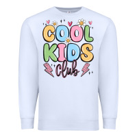 White cool kids club Premium Sweatshirt - MaliasSmallBusiness