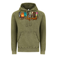 Vintage Olive campfire legend Vintage Hoodie - Zillion Design Studio