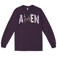 Plum amen Long Sleeve Tee - JahusDesignShop