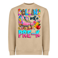 Mushroom rolling into pre k grade Heavyweight Sweatshirt - texasbilliewilder