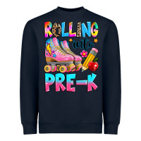 Navy rolling into pre k grade Heavyweight Sweatshirt - texasbilliewilder