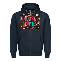 Navy nurse life with pearls Zipper Hoodie - AdoDesignShop