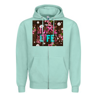 Seafoam nurse life with pearls Zipper Hoodie - AdoDesignShop