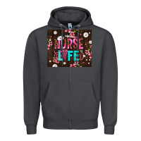 Smoke nurse life with pearls Zipper Hoodie - AdoDesignShop