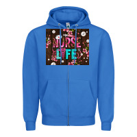 True Royal nurse life with pearls Zipper Hoodie - AdoDesignShop