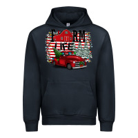 Navy Farm Life Christmas Urban Hoodie - Bettercallsaul