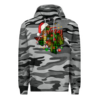 Slate Camo Christmas Western Texas Map Premium Hoodie - BundleAndBundleShop