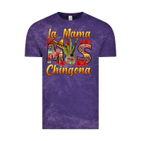 Cloud Purple La Mama mas Chingona Vintage Tee - texasbilliewilder