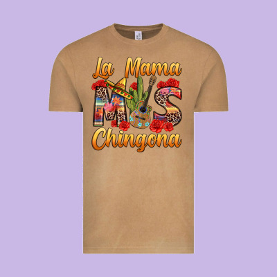 La Mama Mas Chingona Vintage Tee Designed By Texasbilliewilder
