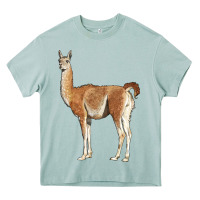 Arona guanaco llama Heavy Core Tee - LillyAllenDesigns