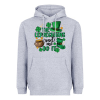 Heather Grey the leprechauns made me do it Heavyweight Hoodie - MaliasSmallBusiness