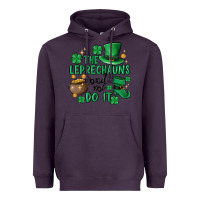Plum the leprechauns made me do it Heavyweight Hoodie - MaliasSmallBusiness
