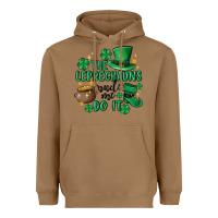 Toasted Coconut the leprechauns made me do it Heavyweight Hoodie - MaliasSmallBusiness