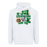 White the leprechauns made me do it Heavyweight Hoodie - MaliasSmallBusiness