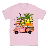 Bubblegum Pink sunset chaser Classic Tee - JahusDesignShop