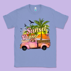 Sunset Chaser Classic Tee Designed By Jahusdesignshop