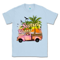 Dusty Blue sunset chaser Classic Tee - JahusDesignShop