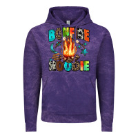 Cloud Purple bonfire Vintage Hoodie - Zillion Design Studio