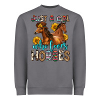 Storm just a girl who loves horses Heavyweight Sweatshirt - Zillion Design Studio