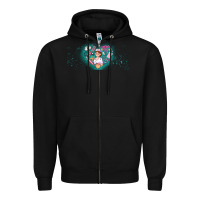 Black nurse and elements Zipper Hoodie - AdoDesignShop