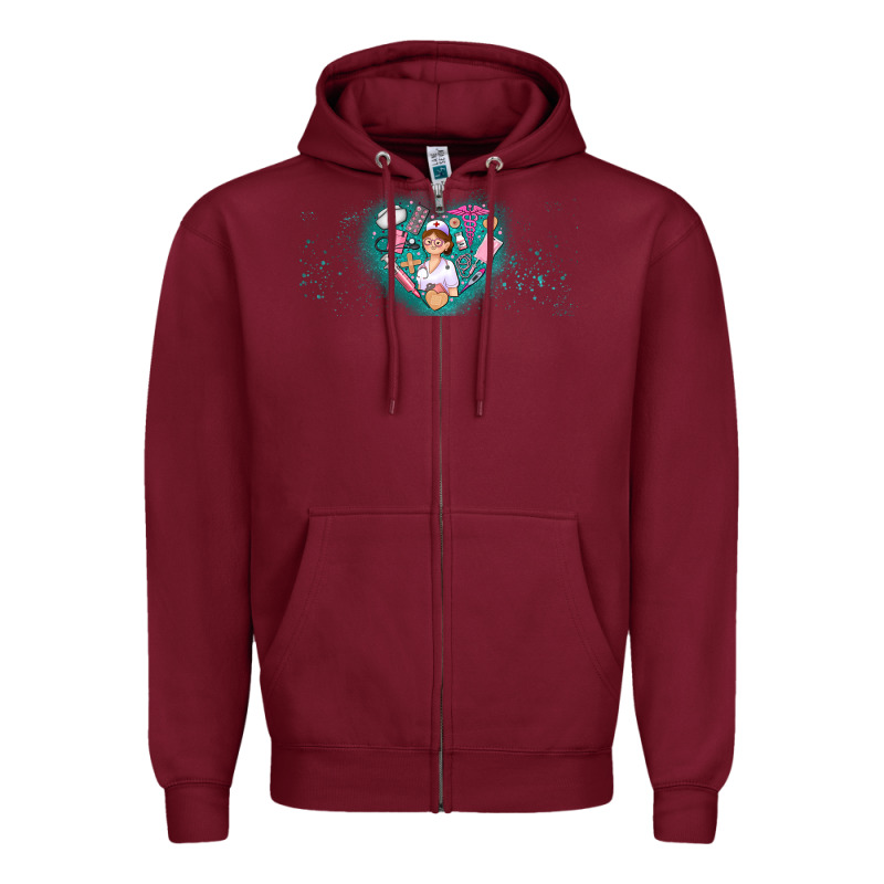 Nurse And Elements Zipper Hoodie by AdoDesignShop | Teevron