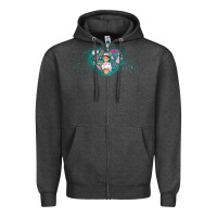 Charcoal Heather nurse and elements Zipper Hoodie - AdoDesignShop