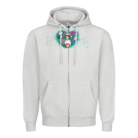 Dove Grey nurse and elements Zipper Hoodie - AdoDesignShop