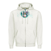 Oatmeal Heather nurse and elements Zipper Hoodie - AdoDesignShop