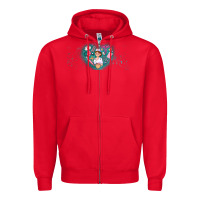 Red nurse and elements Zipper Hoodie - AdoDesignShop