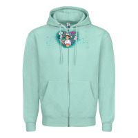 Seafoam nurse and elements Zipper Hoodie - AdoDesignShop