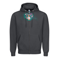 Smoke nurse and elements Zipper Hoodie - AdoDesignShop