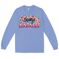Colony Blue Choose kindness Long Sleeve Tee - JahusDesignShop