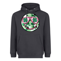 Smoke st patrick's smiley Heavyweight Hoodie - MaliasSmallBusiness