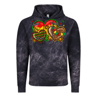 Cloud Black juneteenth heart Vintage Hoodie - texasbilliewilder
