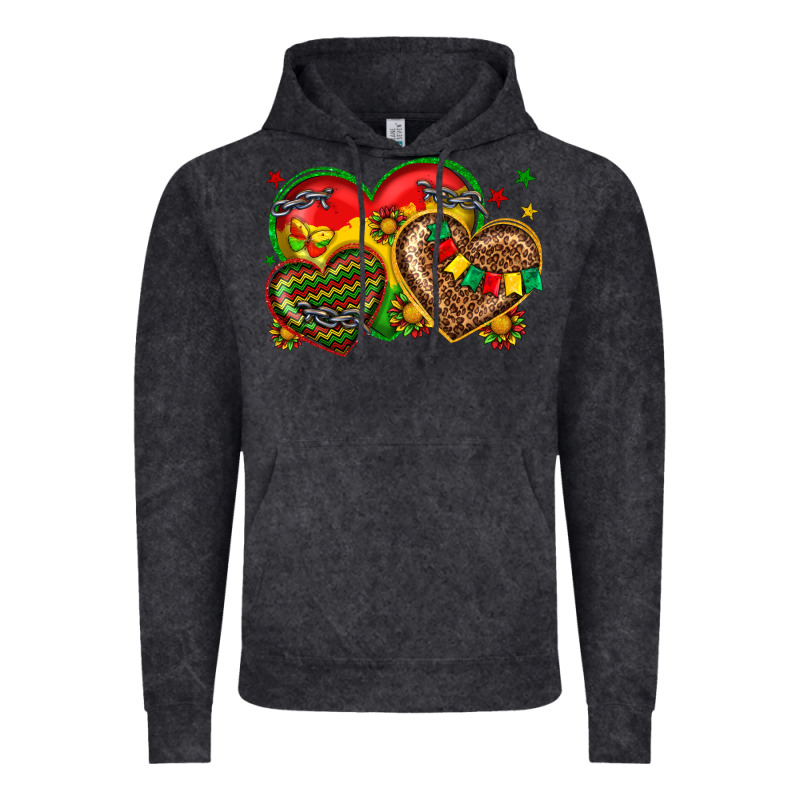 Juneteenth Heart Vintage Hoodie by texasbilliewilder | Teevron