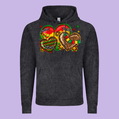 Vintage Hoodie juneteenth heart