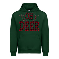 Forest Green Oh Deer Urban Hoodie - Bettercallsaul
