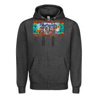 Charcoal Heather american babe Zipper Hoodie - Artiststas