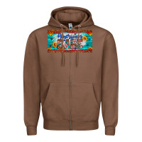 Chestnut american babe Zipper Hoodie - Artiststas