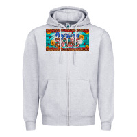 Heather Grey american babe Zipper Hoodie - Artiststas