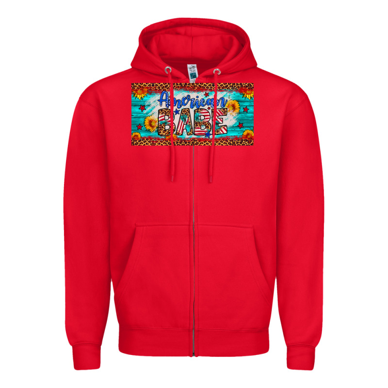 American Babe Zipper Hoodie by Artiststas | Teevron