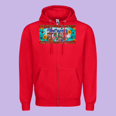 American Babe Zipper Hoodie Designed By Artiststas