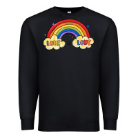Black love is love lgbtq Premium Sweatshirt - MaliasSmallBusiness
