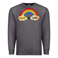 Charcoal Heather love is love lgbtq Premium Sweatshirt - MaliasSmallBusiness