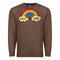 Chestnut love is love lgbtq Premium Sweatshirt - MaliasSmallBusiness