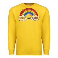 Lemon love is love lgbtq Premium Sweatshirt - MaliasSmallBusiness